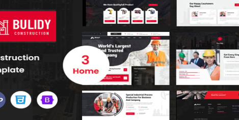Bulidy - Construction & Business PHP Template