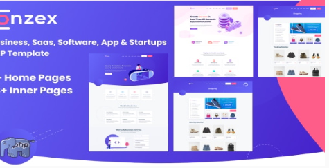 Conzex - Business, Saas & Software PHP Template