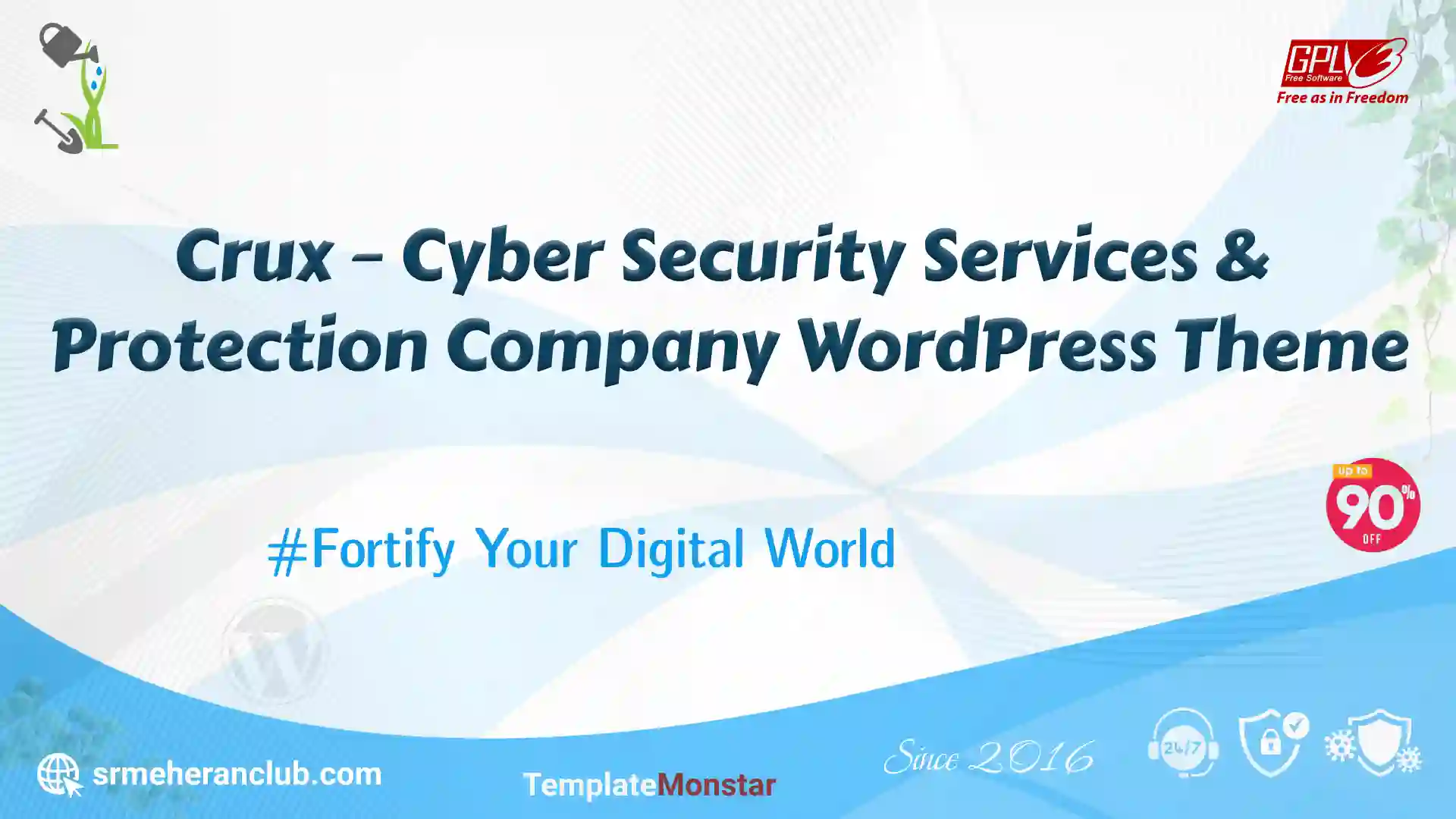 Crux – Cyber Security Services & Protection Company WordPress Theme — Theme by Templatemonster