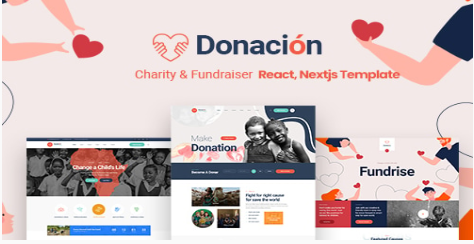 Donacion - Charity and NGO React Nextjs Template