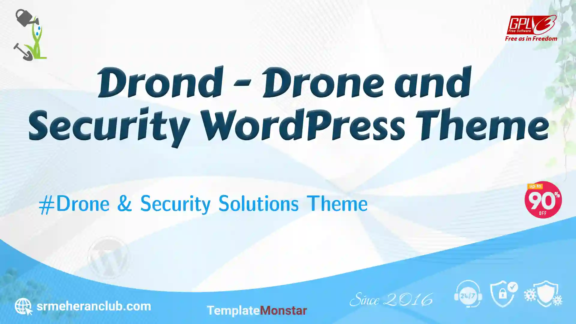 Drond – Drone and Security WordPress Theme — Theme by Templatemonster