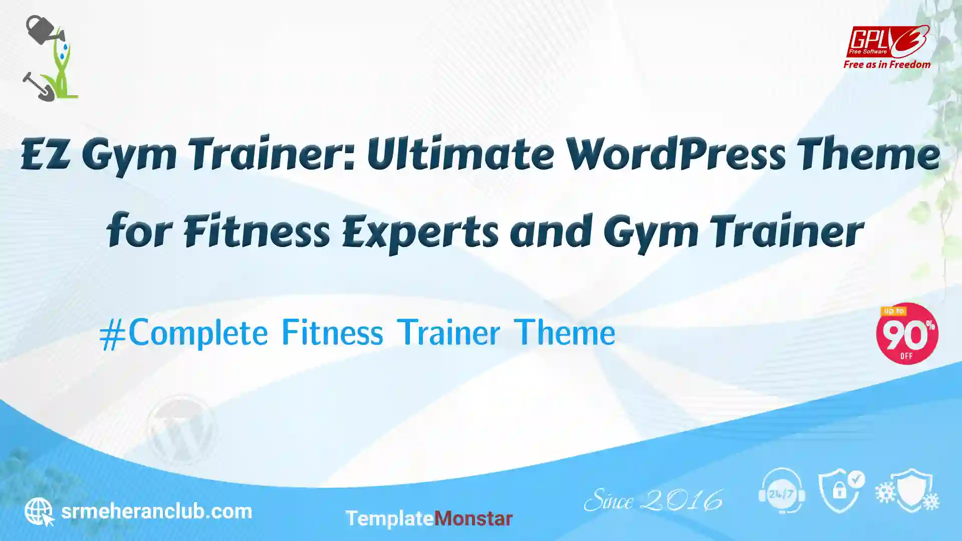 EZ Gym Trainer: Ultimate WordPress Theme for Fitness Experts and Gym Trainer — Theme by Templatemonster