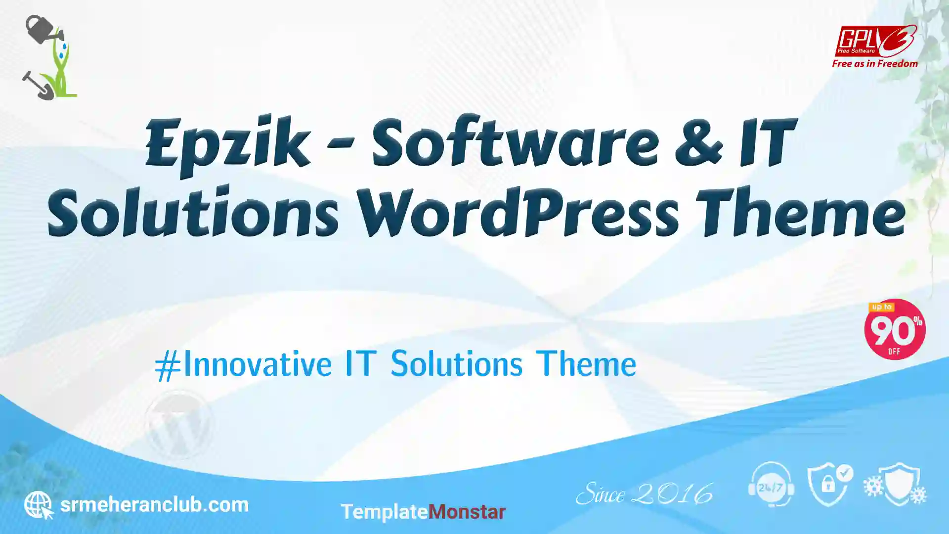 Epzik – Software & IT Solutions WordPress Theme — Theme by Templatemonster