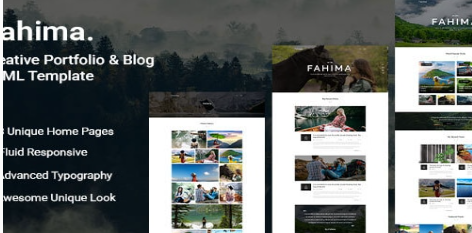 Fahima - Creative Portfolio & Blog HTML Template