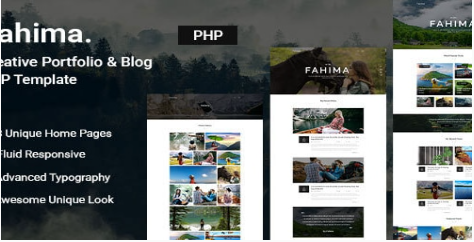 Fahima - Creative Portfolio & Blog PHP Template