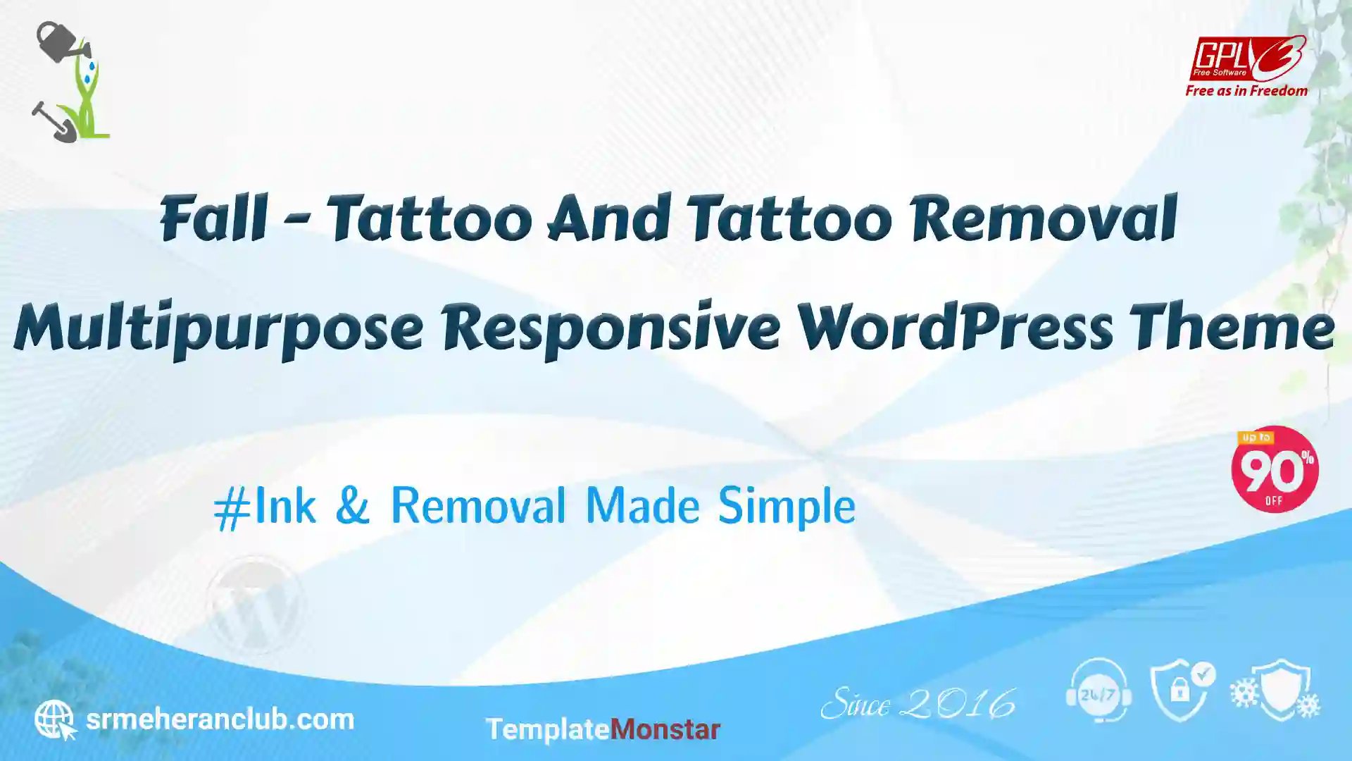 Fall – Tattoo And Tattoo Removal Multipurpose Responsive WordPress Theme — Theme by Templatemonster