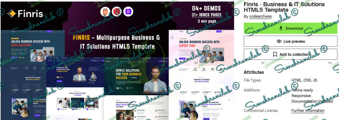 Finris - Business & IT Solutions HTML5 Template