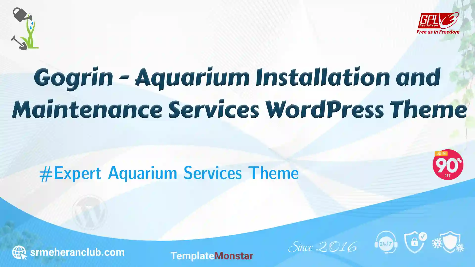 Gogrin – Aquarium Installation and Maintenance Services WordPress Theme — Theme by Templatemonster