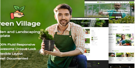 Green Village || Gardening HTML Template