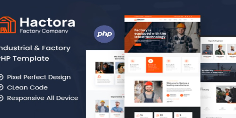 Hactora - Industry & Factory PHP Template