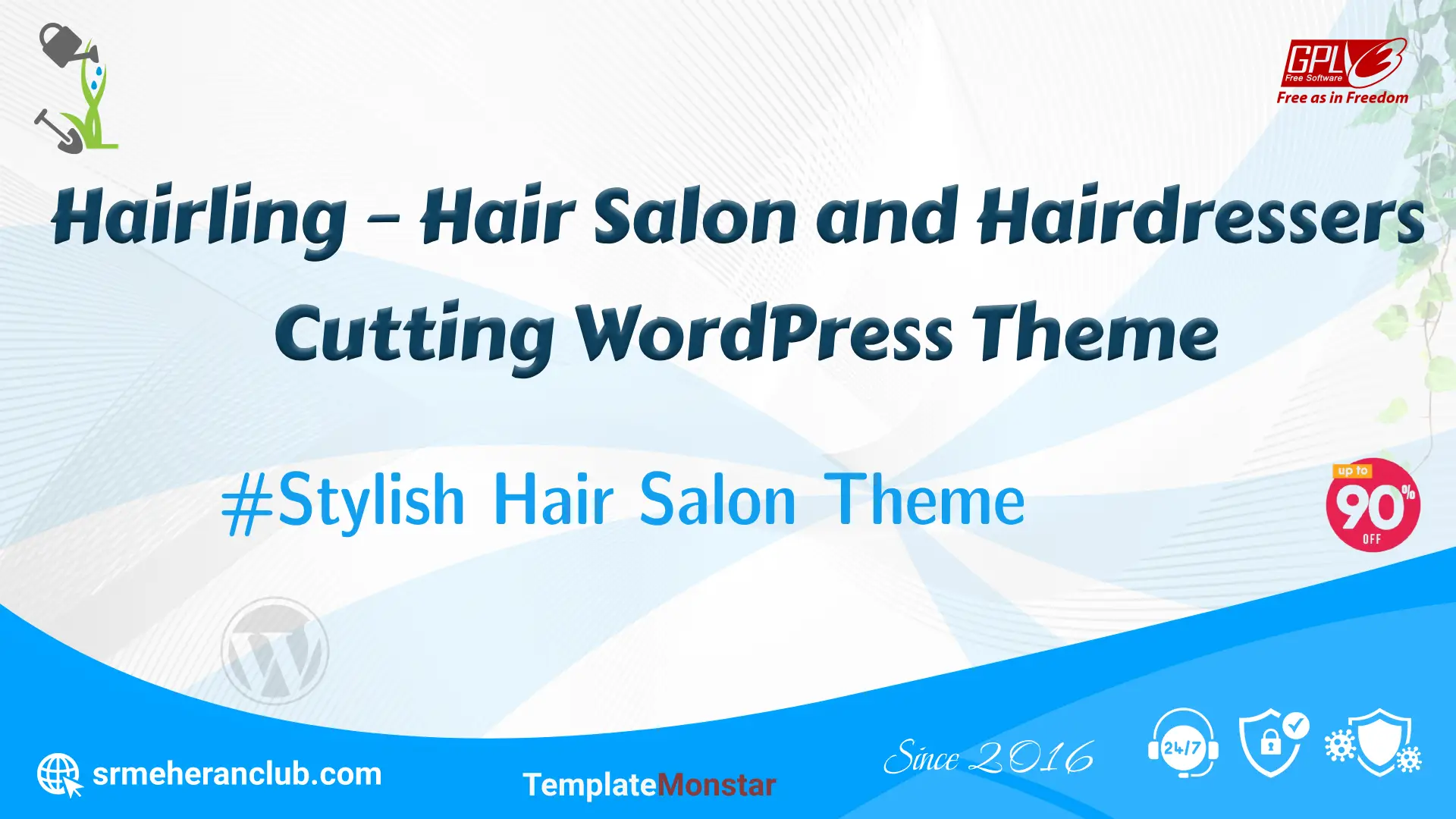 Hairling – Hair Salon and Hairdressers Cutting WordPress Theme — Theme by Templatemonster