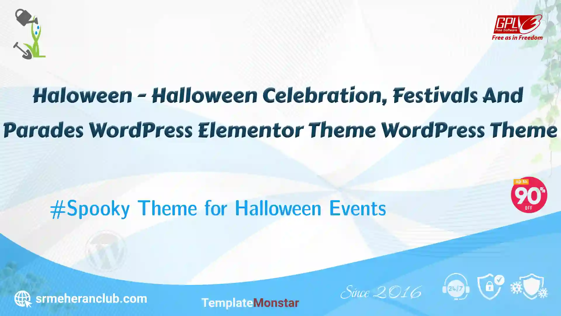 Haloween – Halloween Celebration, Festivals And Parades WordPress Elementor Theme WordPress Theme — Theme by Templatemonster