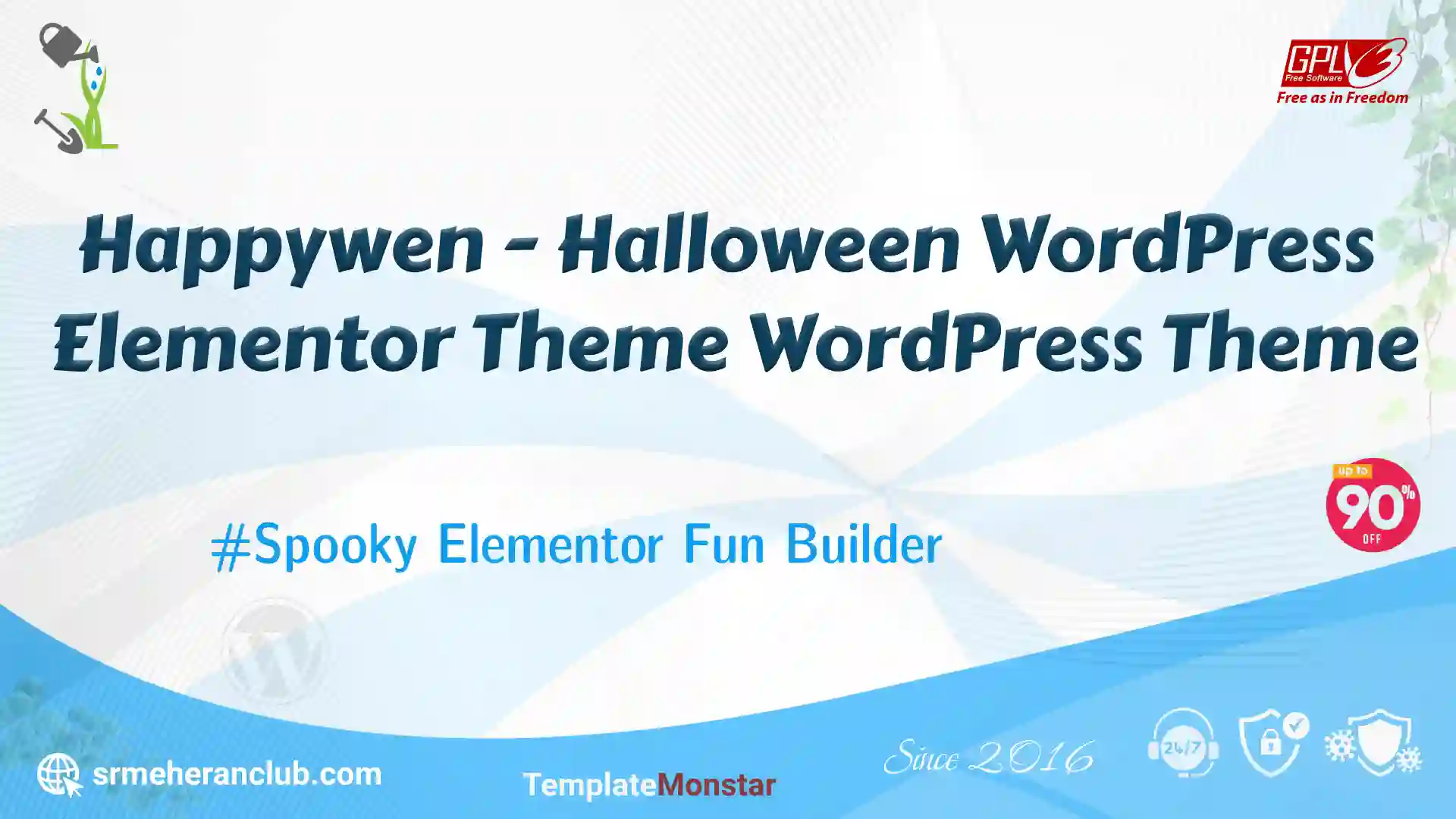 Happywen – Halloween WordPress Elementor Theme WordPress Theme