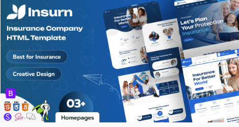 Insurn - Insurance Company HTML Template
