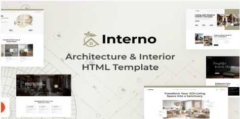 Interno - Architecture & Interior HTML Template