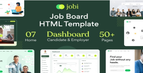 Jobi - Responsive Job Board HTML Template1.0