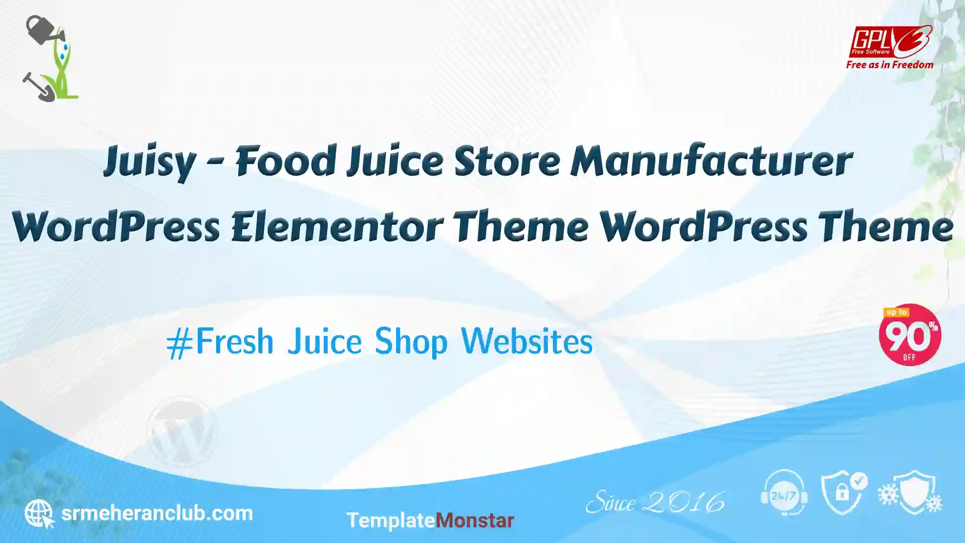 Juisy – Food Juice Store Manufacturer WordPress Elementor Theme WordPress Theme — Theme by Templatemonster