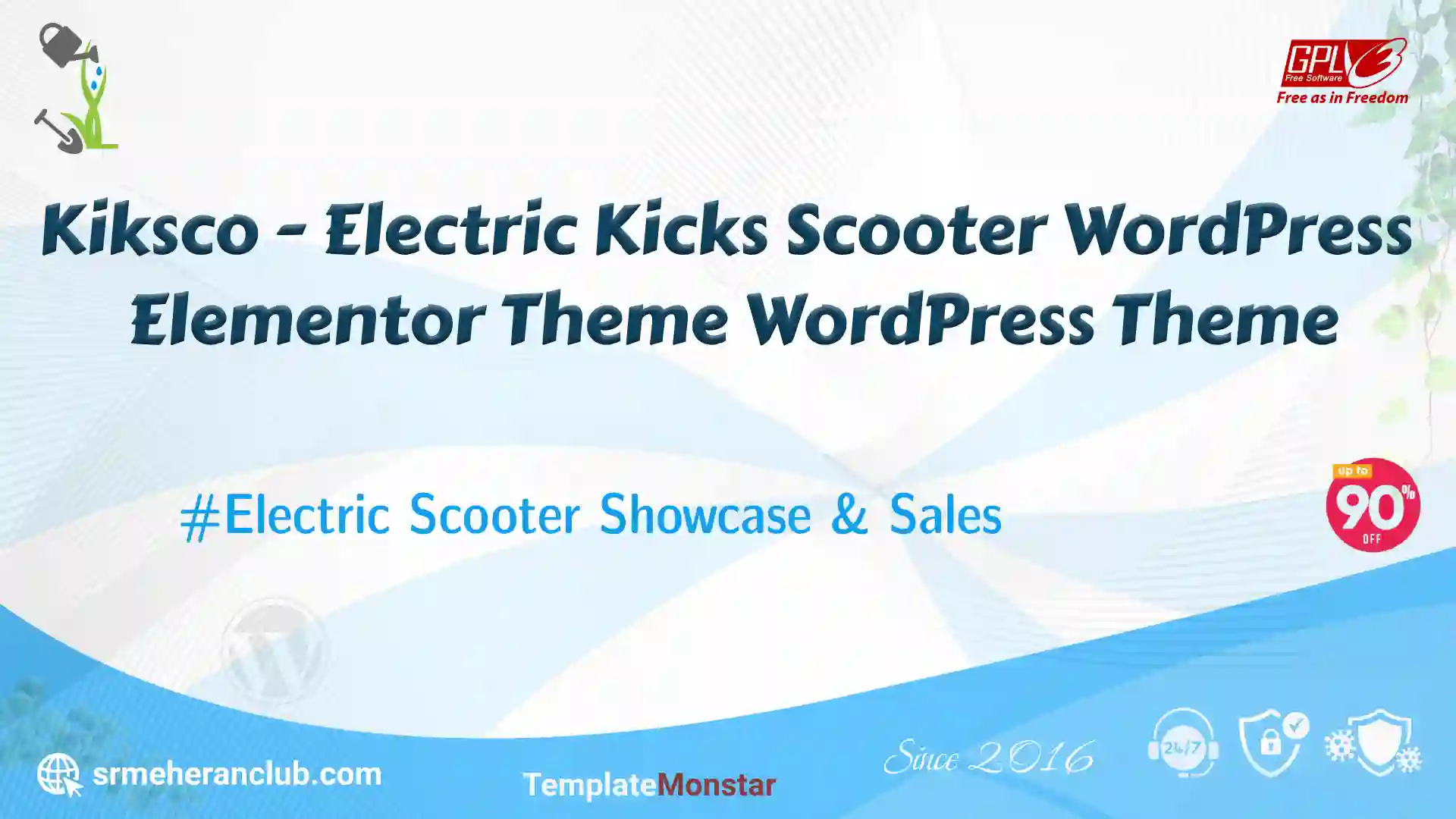 Kiksco – Electric Kicks Scooter WordPress Elementor Theme WordPress Theme — Theme by Templatemonster