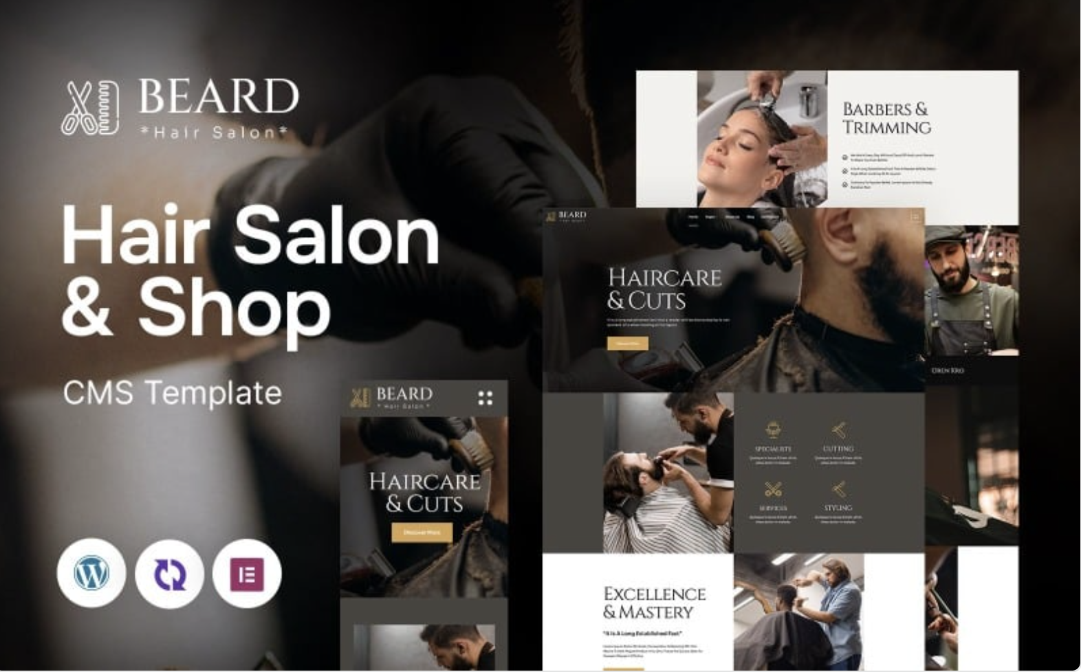 Beard - Beard And Hair salon Multipurpose Responsive WordPress Theme