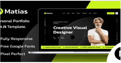 Matias - Personal Portfolio Next JS Template