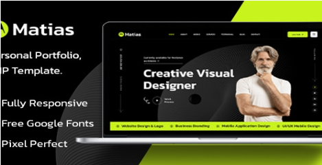 Matias - Personal Portfolio PHP Template