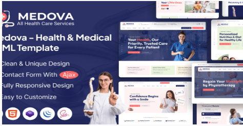 Medova – Health & Medical HTML Template