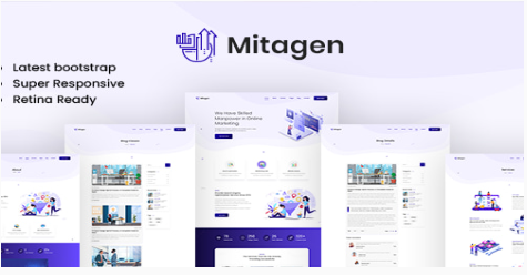 Mitagen - SEO / Marketing Agency HTML Template