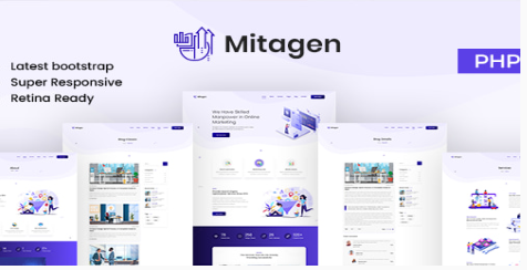 Mitagen - SEO / Marketing Agency PHP Template