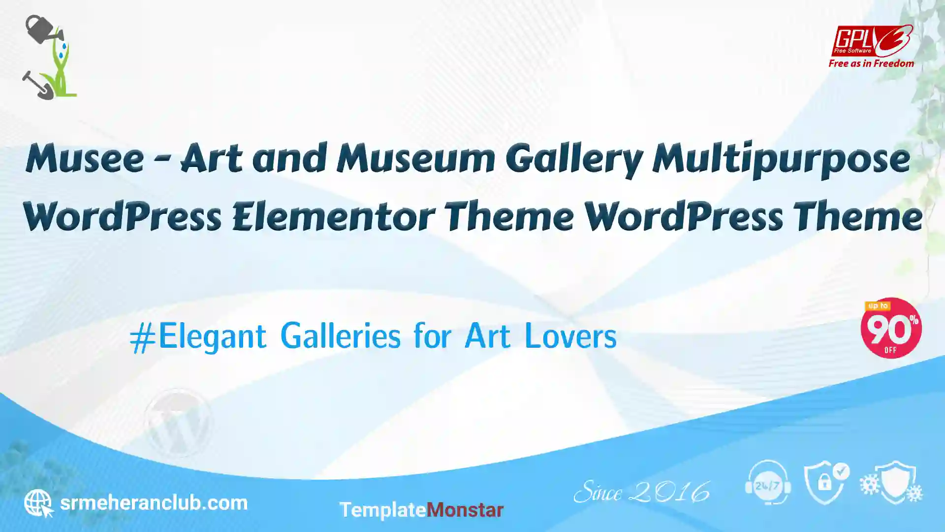 Musee – Art and Museum Gallery Multipurpose WordPress Elementor Theme WordPress Theme — Theme by Templatemonster