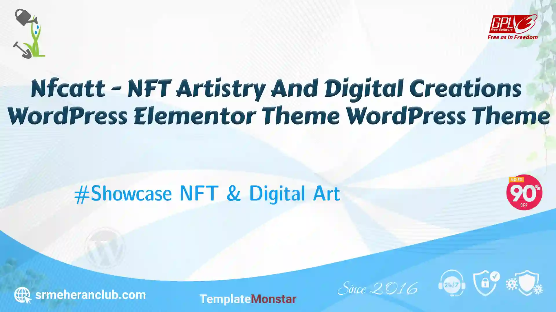 Nfcatt – NFT Artistry And Digital Creations WordPress Elementor Theme WordPress Theme — Theme by Templatemonster