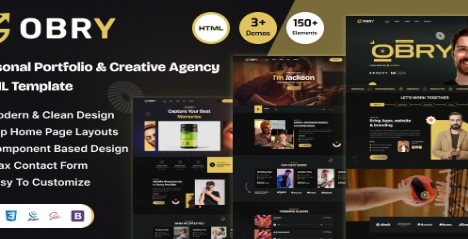 Obry - Portfolio & Creative Agency HTML Template