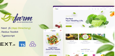 Orfarm - Grocery eCommerce Next js Template