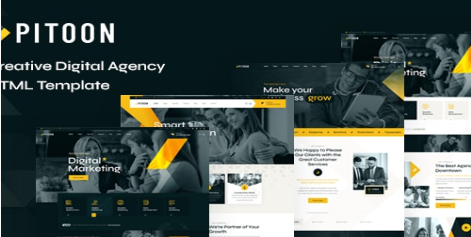 Pitoon - Creative Digital Agency Django Template