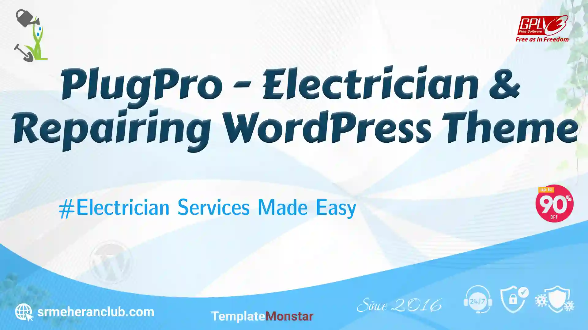 PlugPro – Electrician & Repairing WordPress Theme — Theme by Templatemonster