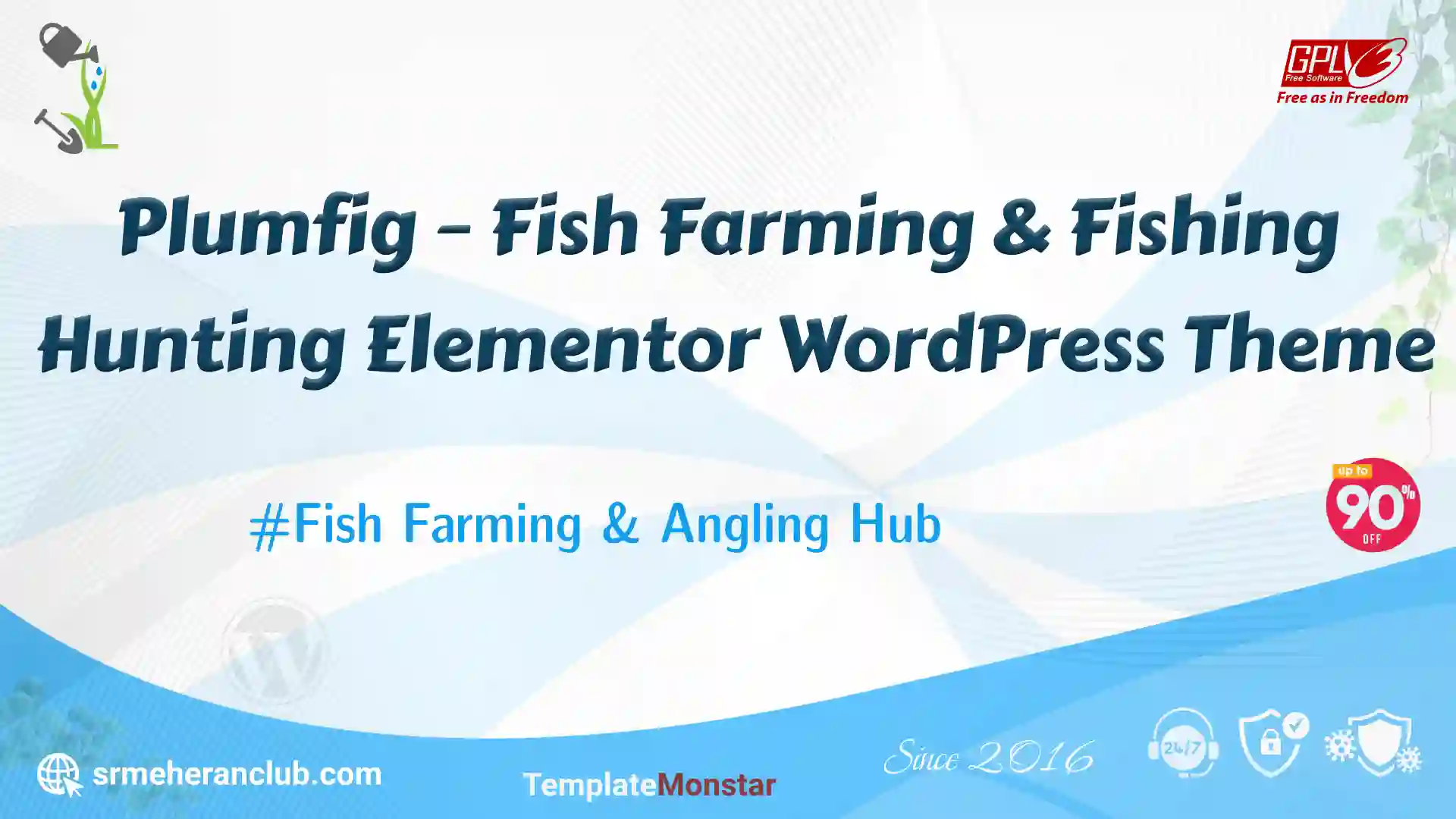 Plumfig – Fish Farming & Fishing Hunting Elementor WordPress Theme — Theme by Templatemonster