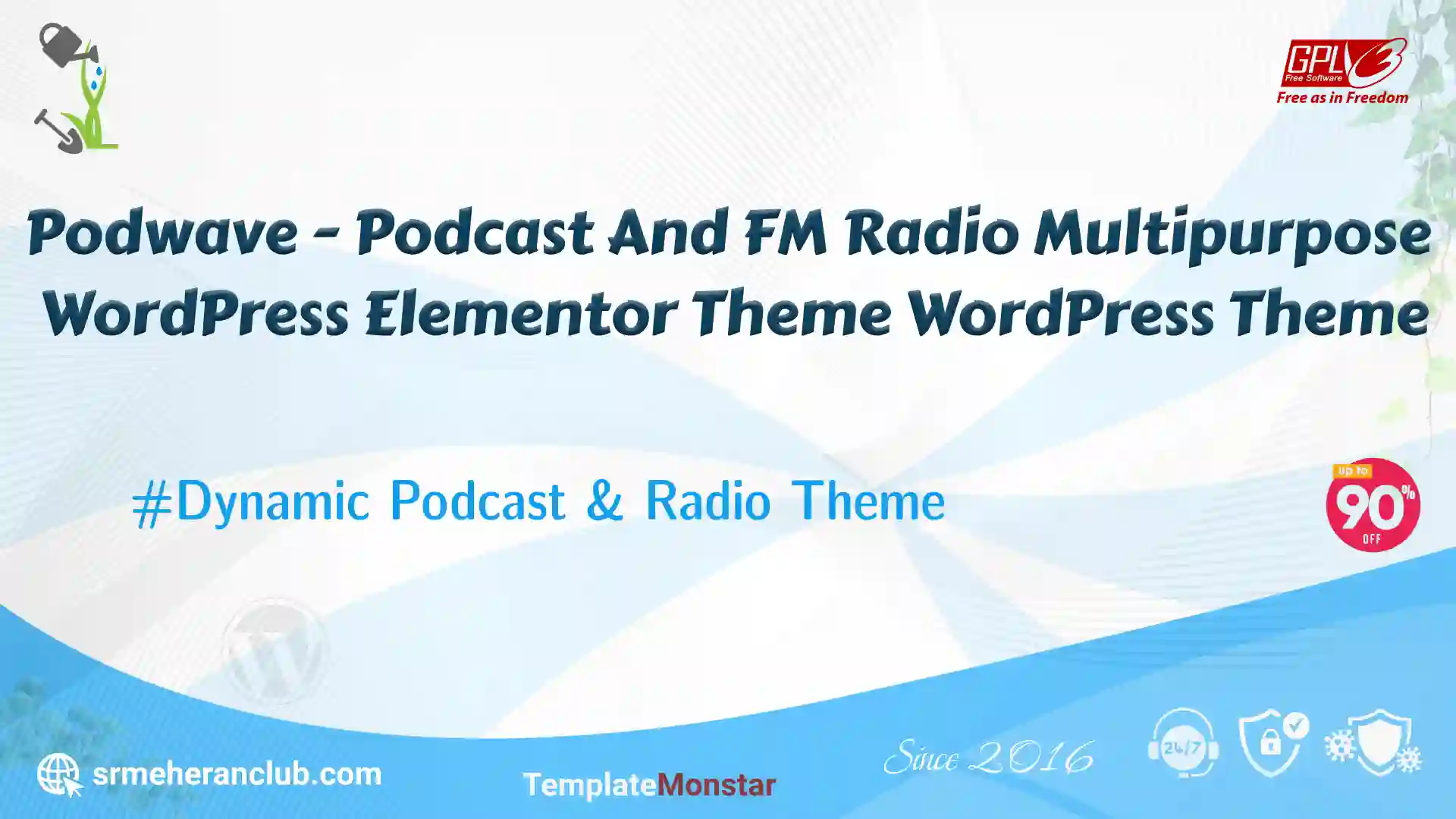 Podwave – Podcast And FM Radio Multipurpose WordPress Elementor Theme WordPress Theme — Theme by Templatemonster