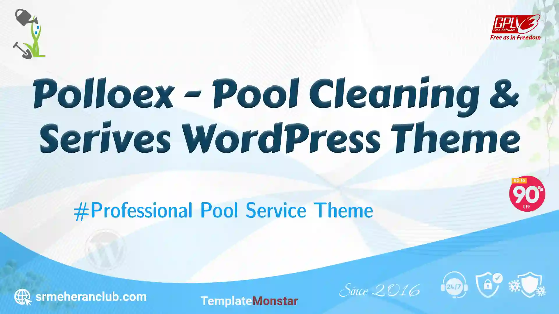 Polloex – Pool Cleaning & Serives WordPress Theme — Theme by Templatemonster