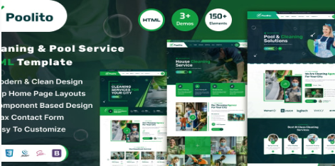 Poolito - Cleaning Service HTML Template