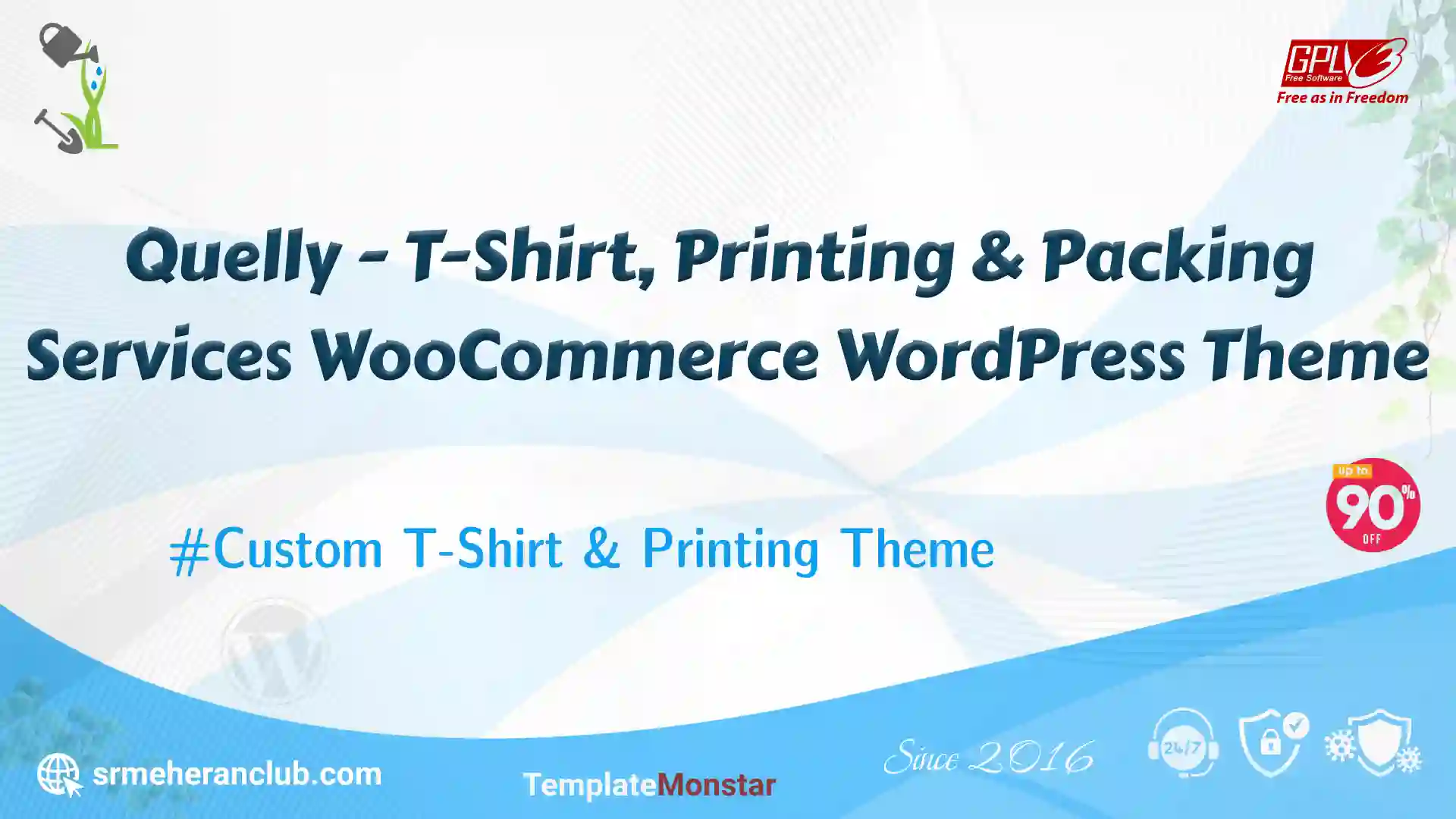 Quelly – T-Shirt, Printing & Packing Services WooCommerce WordPress Theme — Theme by Templatemonster