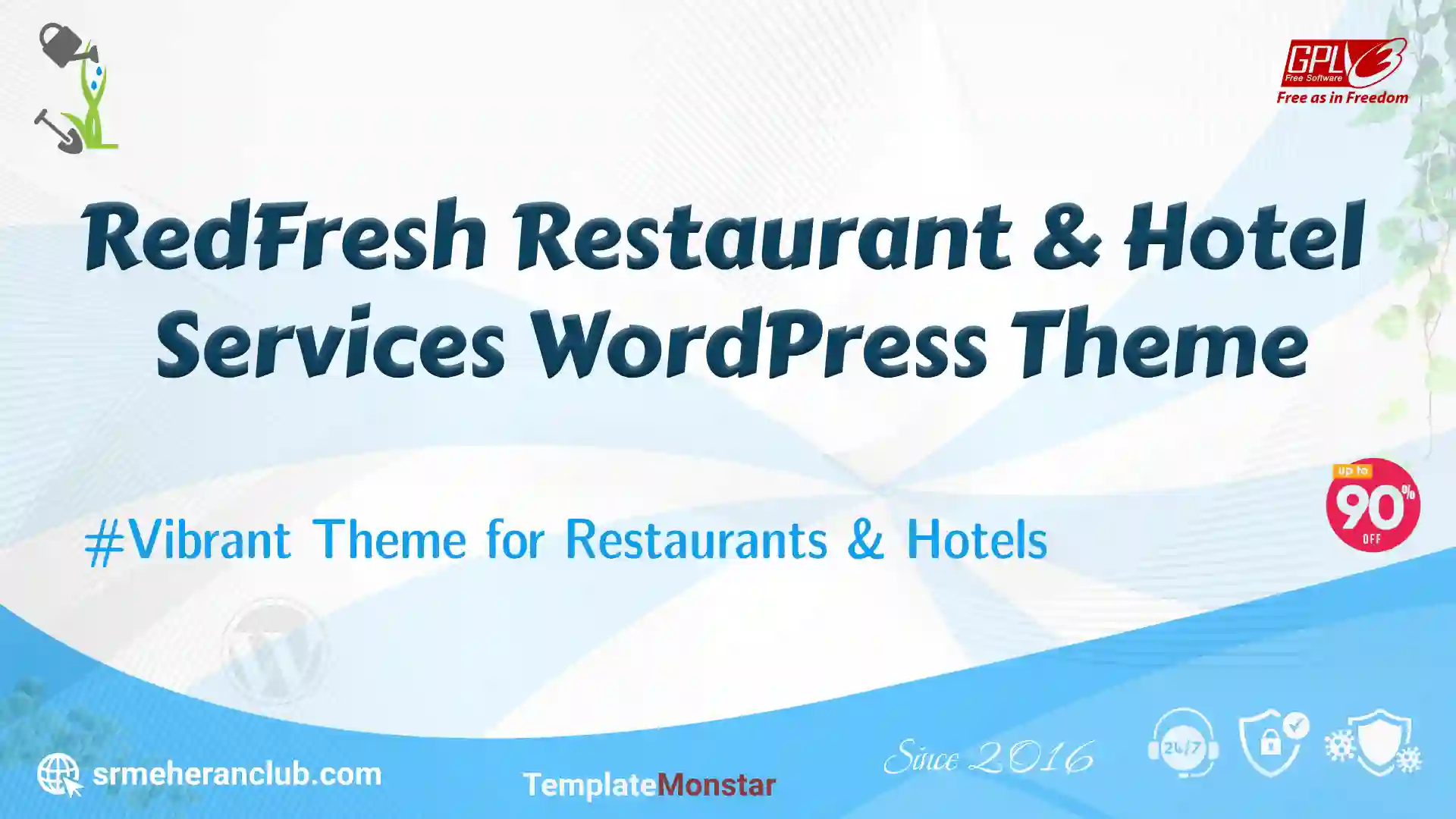 RedFresh Restaurant & Hotel Services WordPress Theme — Theme by Templatemonster