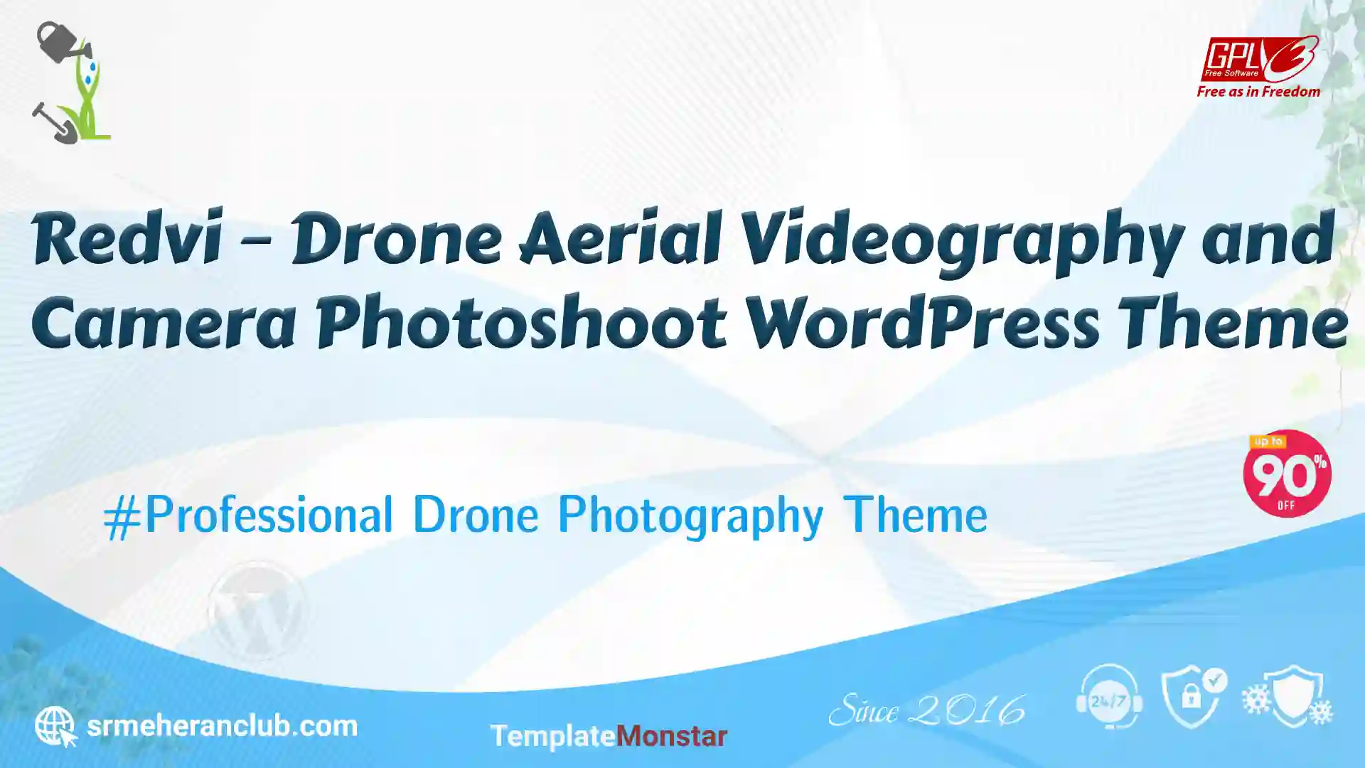 Redvi – Drone Aerial Videography and Camera Photoshoot WordPress Theme — Theme by Templatemonster