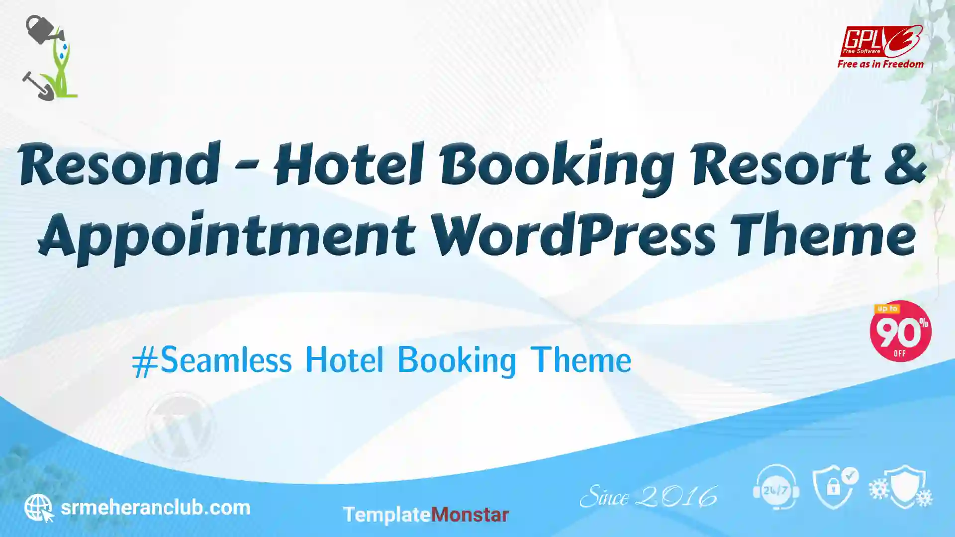 Resond – Hotel Booking Resort & Appointment WordPress Theme — Theme by Templatemonster