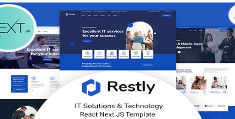 Restly – IT Solutions React Next js Template