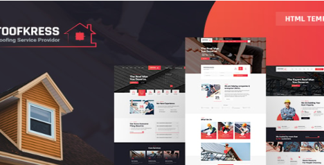 RoofPress - Roofing Services HTML5 Template