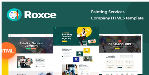 Roxce – Painting Services Company HTML5 Template
