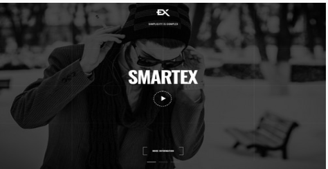 Smartex - One Page Portfolio Template