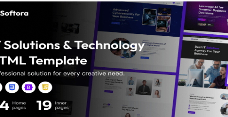Softora - IT Solutions & Technology HTML Template