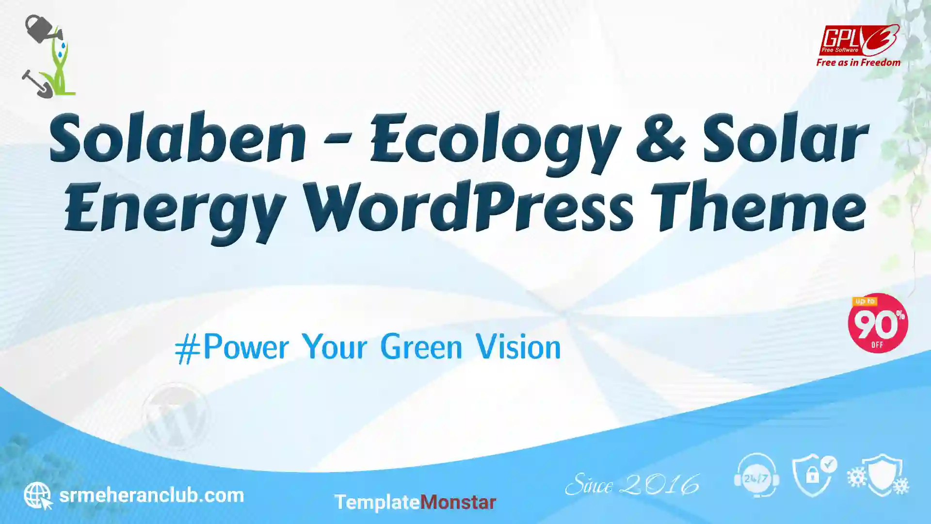 Solaben – Ecology & Solar Energy WordPress Theme — Theme by Templatemonster