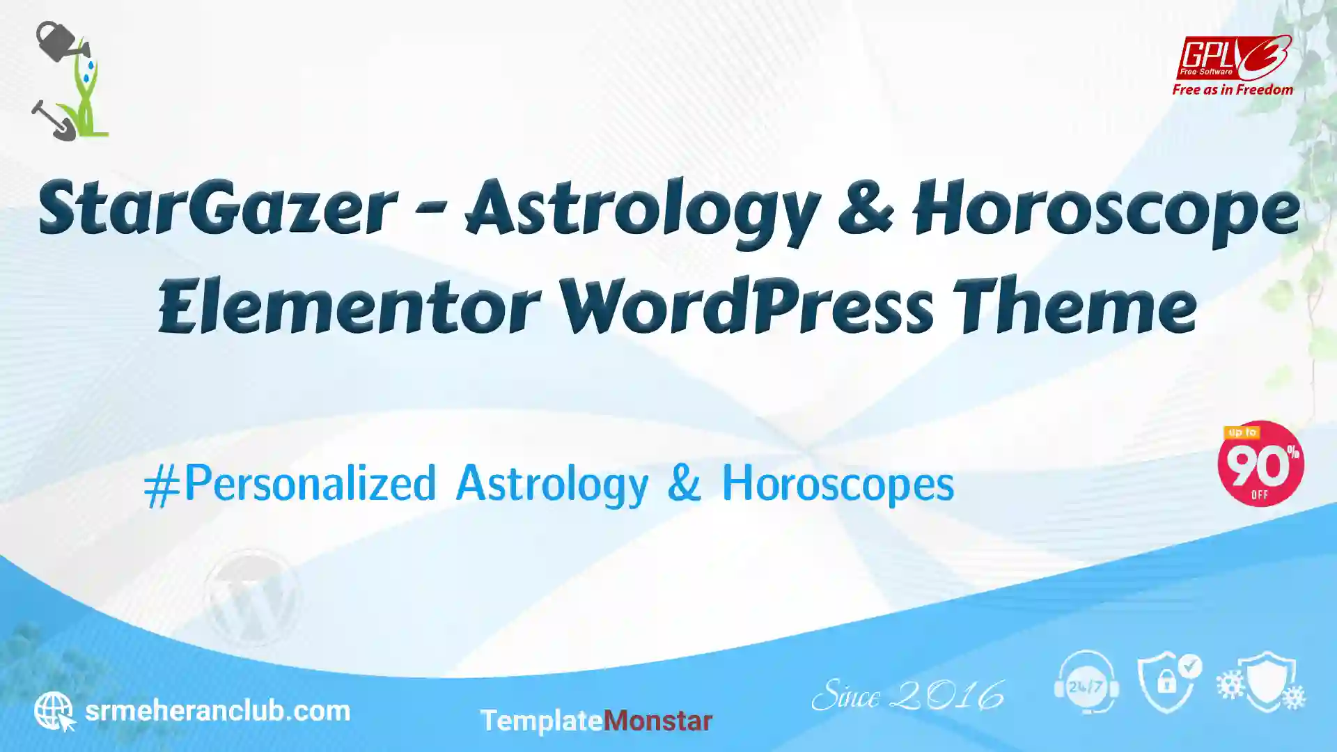 StarGazer – Astrology & Horoscope Elementor WordPress Theme — Theme by Templatemonster