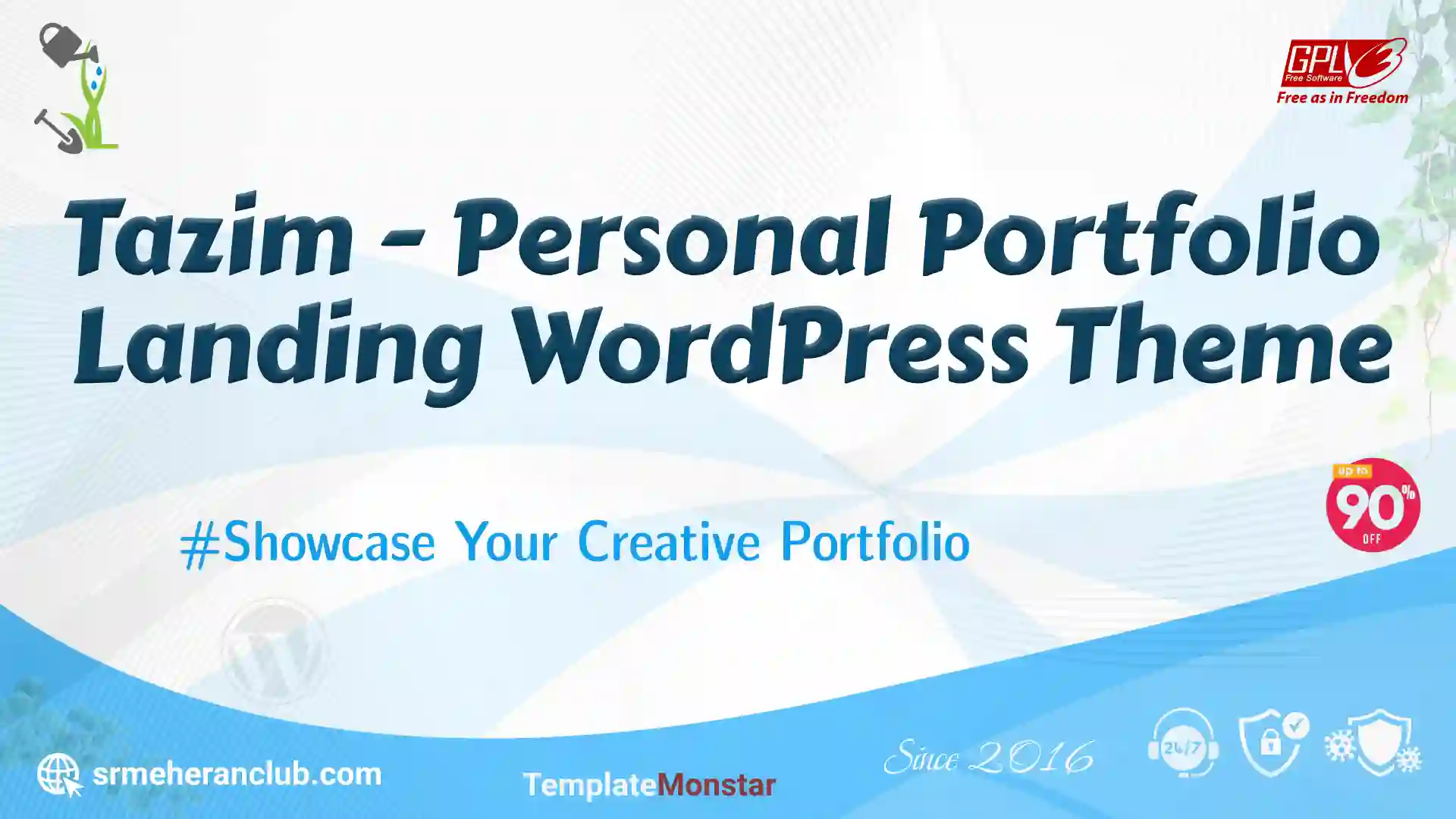 Tazim – Personal Portfolio Landing WordPress Theme — Theme by Templatemonster